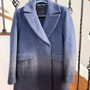 Banana Republic Blue Wool Blend Pea Cost